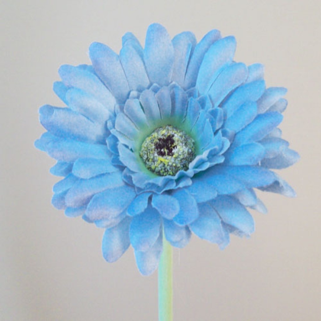 Artificial Gerbera Pastel Blue Small 57cm Artificial Flowers